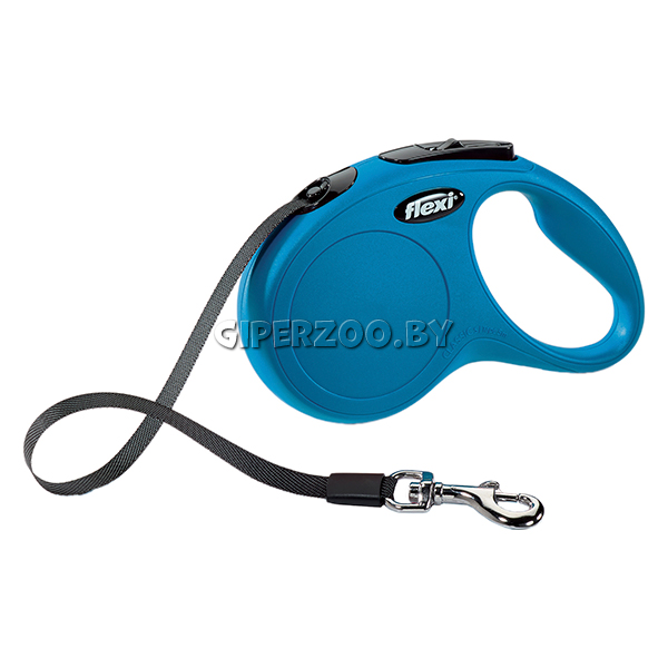 Рулетка Flexi Classic Compact синяя S, лента 5 м Рулетка Flexi Classic Compact синяя S, лента 5 м