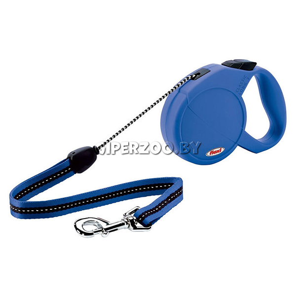 Рулетка Flexi Classic Long голубая М, трос 7 м Рулетка Flexi Classic Long голубая М, трос 7 м
