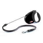 Рулетка Flexi Comfort Basic черная L, трос 5 м