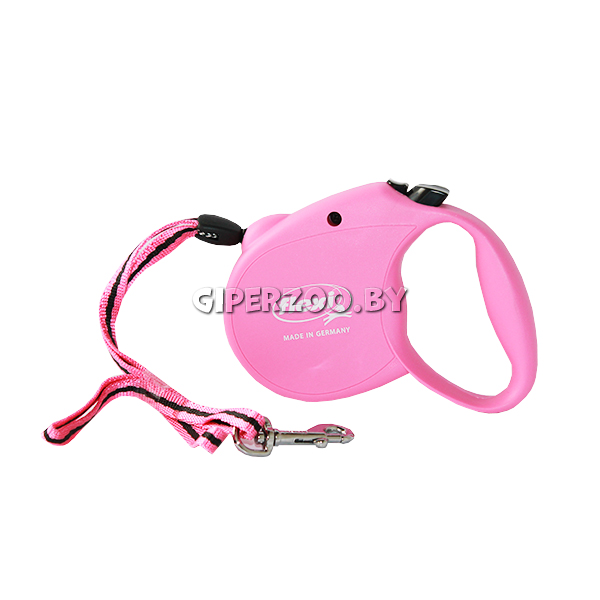 Рулетка Flexi Standard розовая M, трос 5 м Рулетка Flexi Standard розовая M, трос 5 м