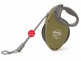 Рулетка Flexi Giant Professiona оливковая лента 10 м