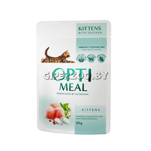 Optimeal для котят с курицей, 85 гр Optimeal для котят с курицей, 85 гр