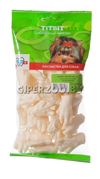 TiTBiT Лакомство для собак Лапки кроличьи XL TiTBiT Лакомство для собак Лапки кроличьи XL