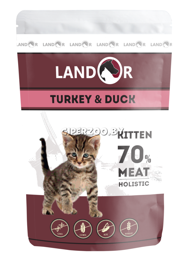 Landor Kitten (индейка с уткой), 85 гр Landor Kitten (индейка с уткой), 85 гр