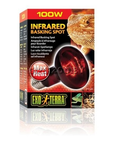 Exo Terra Лампа инфракрасная Infrared Basking Spot, 100 Вт Exo Terra Лампа инфракрасная Infrared Basking Spot, 100 Вт