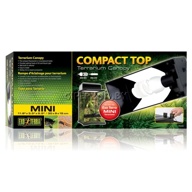Exo Terra Cветильник Compact Top для террариумов, 45x9x20 см Exo Terra Cветильник Compact Top для террариумов, 45x9x20 см