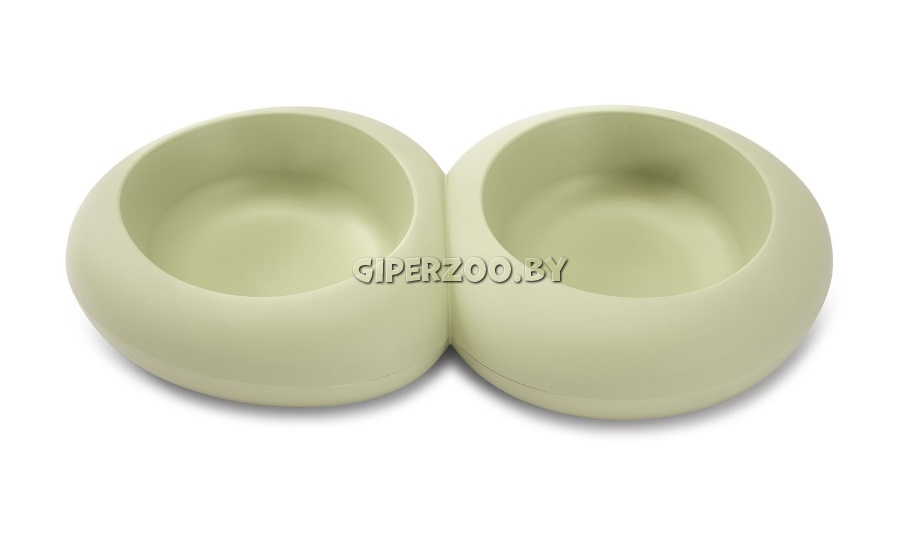 Imac Ciottoli миска двойная фисташковая, 0,3л+0,3л Imac Ciottoli миска двойная фисташковая, 0,3л+0,3л