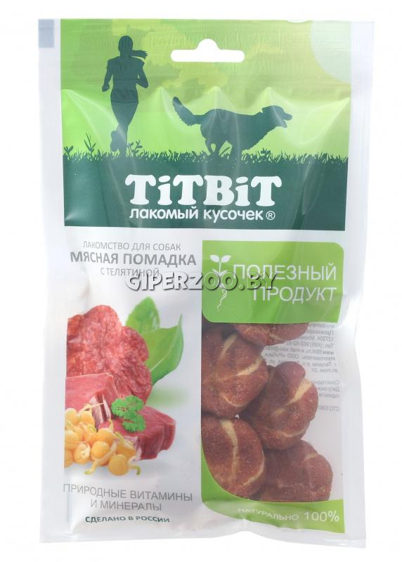 TiTBiT Помадка мясная с телятиной для кошек, 85 гр TiTBiT Помадка мясная с телятиной для кошек, 85 гр