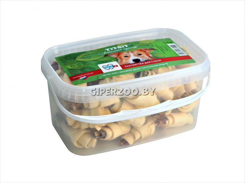 TiTBiT Рогалики из кожи с начинкой для собак, 400 гр TiTBiT Рогалики из кожи с начинкой для собак, 400 гр