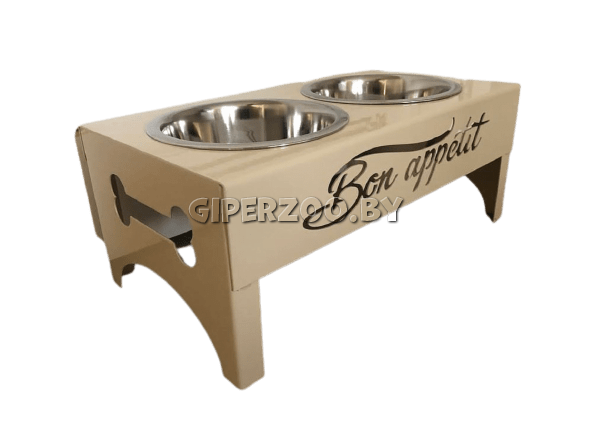 Миски металлические UniquePet на подставке с индивидуальным дизайном, 2х0,75 л Миски металлические UniquePet на подставке с индивидуальным дизайном, 2х0,75 л