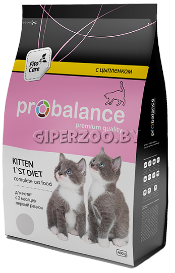 ProBalance 1'st Diet Kitten (цыпленок), 400 гр ProBalance 1'st Diet Kitten (цыпленок), 400 гр