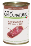 Unica Natura Паштет из гусятины для собак, 400 гр