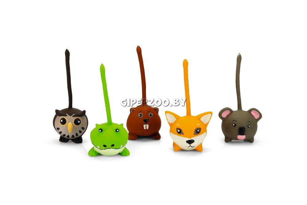 Beeztees Игрушка латексная Длинные хвосты, 18 см Beeztees Игрушка латексная Длинные хвосты, 18 см