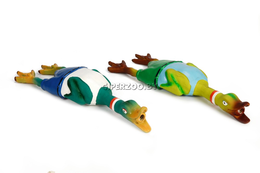 Beeztees Игрушка латексная Утка с пищалкой, 45*11 см Beeztees Игрушка латексная Утка с пищалкой, 45*11 см