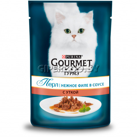 Gourmet Perle с уткой в соусе, 75 гр*24 шт Gourmet Perle с уткой в соусе, 75 гр*24 шт