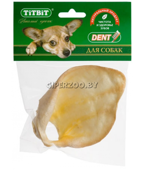 Ухо говяжье TiTBiT (мягкая упаковка) Ухо говяжье TiTBiT (мягкая упаковка)