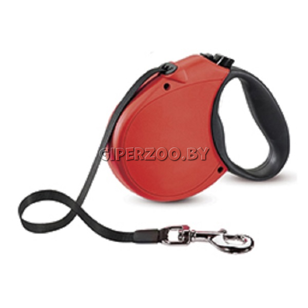 Рулетка Flexi Standard Soft красная S, лента 5 м Рулетка Flexi Standard Soft красная S, лента 5 м