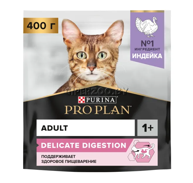 Pro Plan Adult Delicate Digestion (Индейка), 400 гр