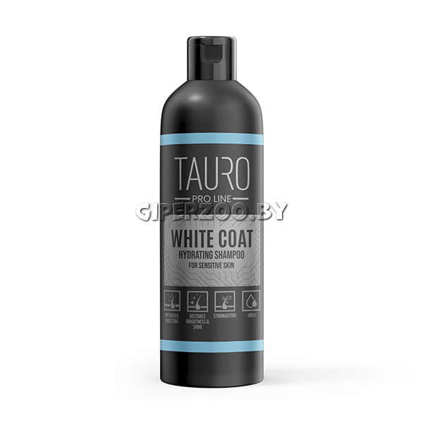 Шампунь для собак и кошек Tauro Pro Line White Coat hydrating , 250 мл Шампунь для собак и кошек Tauro Pro Line White Coat hydrating , 250 мл