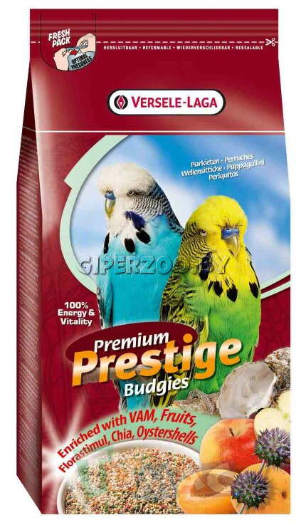 BUDGIES PRESTIGE корм для волнистых попугаев, 20 кг BUDGIES PRESTIGE корм для волнистых попугаев, 20 кг