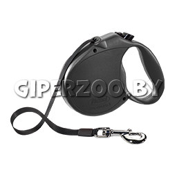 Рулетка Flexi Standard черная M, лента 5 м Рулетка Flexi Standard черная M, лента 5 м