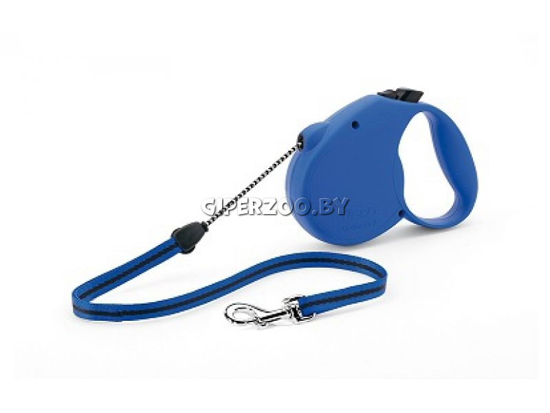 Рулетка Flexi Standart синяя XS, трос 3 м Рулетка Flexi Standart синяя XS, трос 3 м