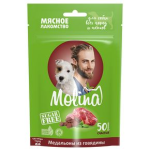 Лакомство для собак Медальоны из говядины Molina, 50 гр