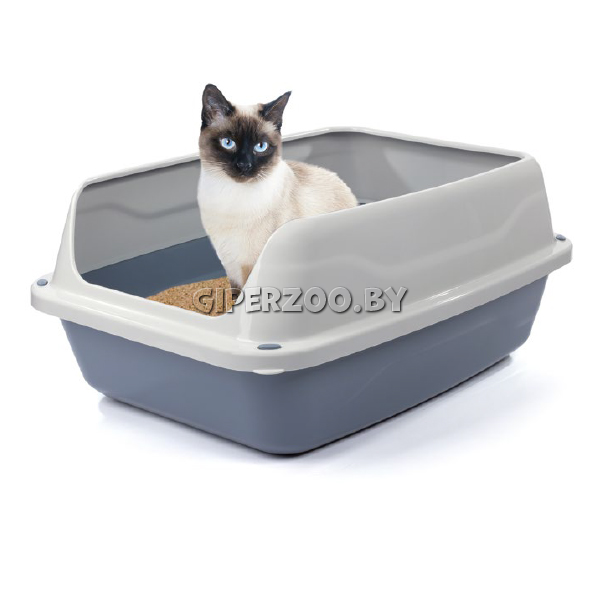 Туалет пластиковый Sonic Big с высоким бортиком, 56x40x24 см Туалет пластиковый Sonic Big с высоким бортиком, 56x40x24 см