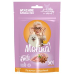 Лакомство для собак мелких пород и щенков Палочки с индейкой Molina, 50 гр