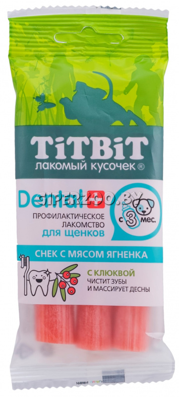 ДЕНТАЛ+ Снек с мясом ягненка для щенков средних пород, 50 гр ДЕНТАЛ+ Снек с мясом ягненка для щенков средних пород, 50 гр
