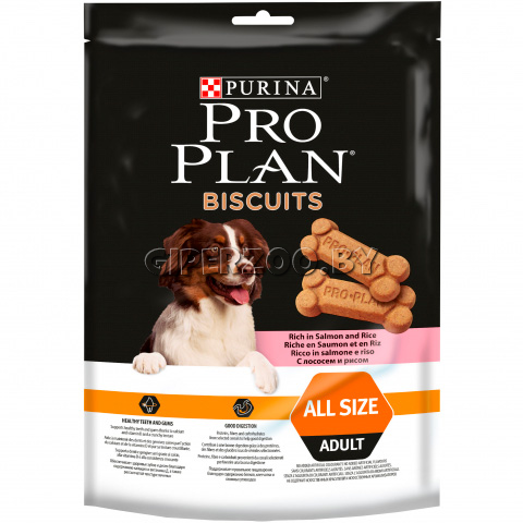 Pro Plan Biscuits лакомство с лососем и рисом Pro Plan Biscuits лакомство с лососем и рисом