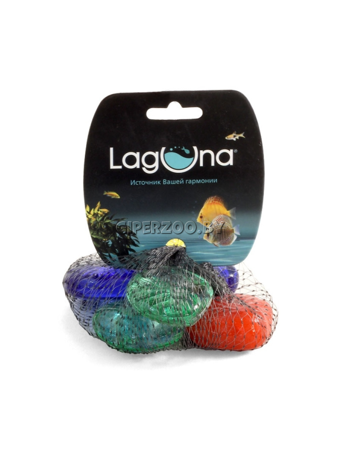 Грунт для аквариума LAGUNA Ракушка стеклянная, 35-40 мм 6 шт Грунт для аквариума LAGUNA Ракушка стеклянная, 35-40 мм 6 шт