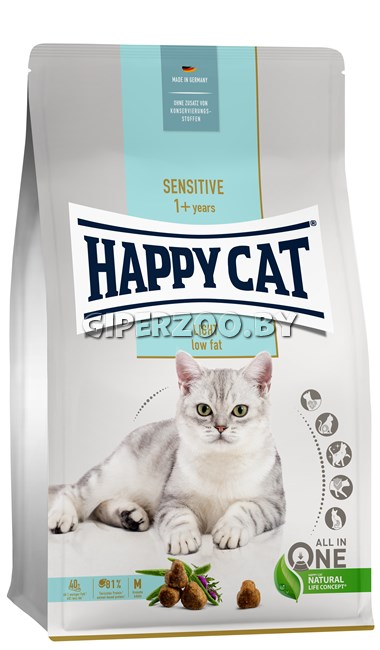 Happy Cat Sensitive Light (птица), 300 гр Happy Cat Sensitive Light (птица), 300 гр