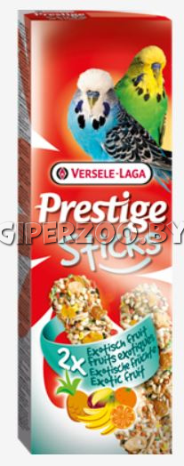 VERSELE-LAGA Prestige Sticks Лакомство для волнистых попугаев с экзотическими фруктами, 2х30 гр VERSELE-LAGA Prestige Sticks Лакомство для волнистых попугаев с экзотическими фруктами, 2х30 гр