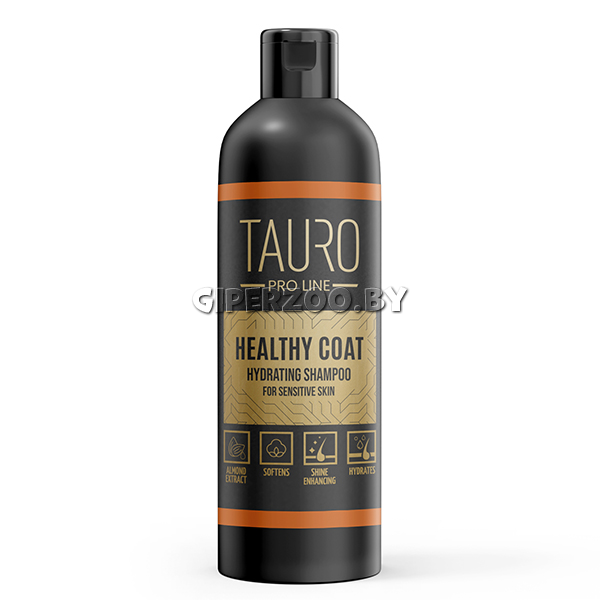 Tauro Pro Line Healthy Coat moisturizing shampoo Увлажняющая шампунь для кошек и собак, 250 мл Tauro Pro Line Healthy Coat moisturizing shampoo Увлажняющая шампунь для кошек и собак, 250 мл