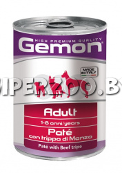Gemon Dog Adult Pate Beef Tripe, 400 гр Gemon Dog Adult Pate Beef Tripe, 400 гр