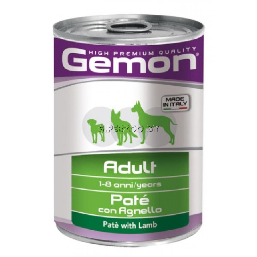 Gemon Dog Adult Pate Lamb с ягненком, 400 гр Gemon Dog Adult Pate Lamb с ягненком, 400 гр