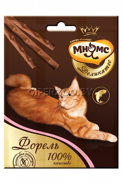Лакомые палочки Мнямс форель, 3x4 гр Лакомые палочки Мнямс форель, 3x4 гр