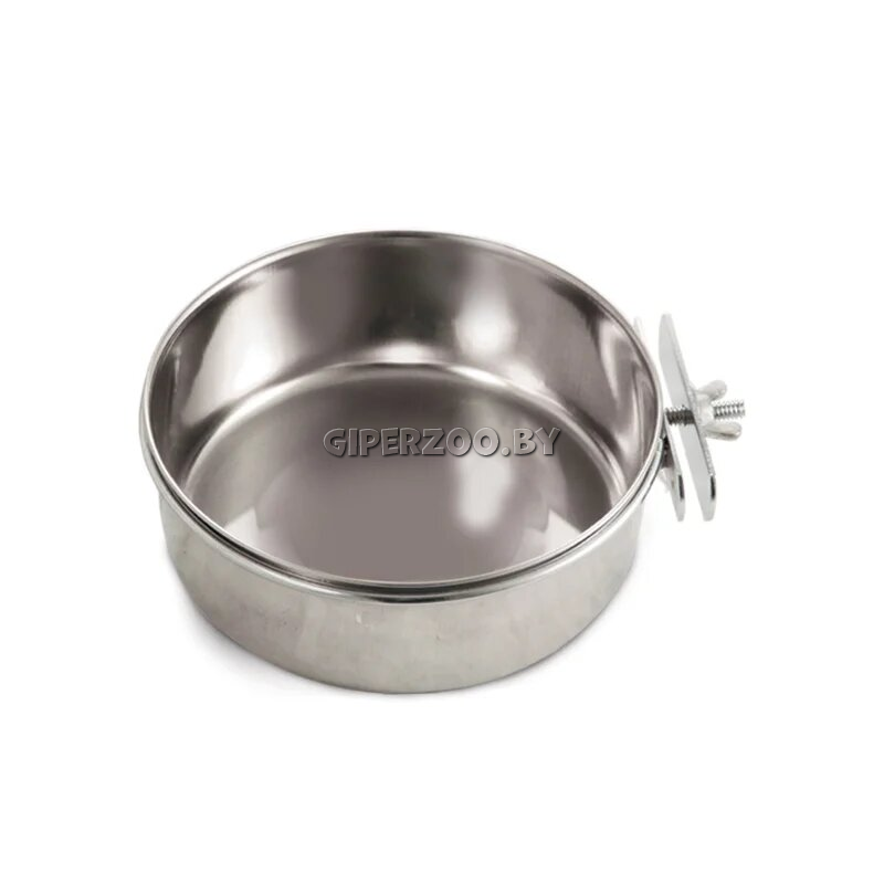 Миска металлическая с держателем, 1,35 л Миска металлическая с держателем, 1,35 л