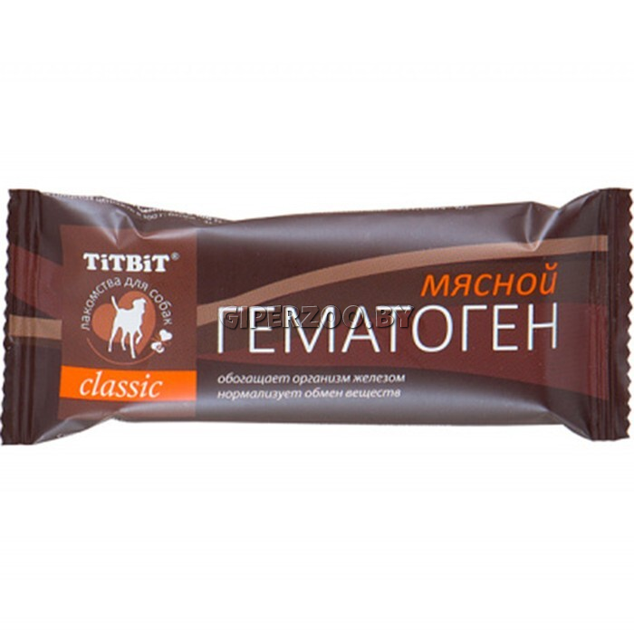 Лакомство для собак Гематоген мясной classic, 35 гр Лакомство для собак Гематоген мясной classic, 35 гр