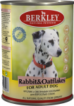 Berkley Original для собак с кроликом и овсяными хлопьями, 400 гр