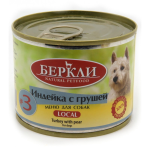 Berkley Local №3 для собак с индейкой и грушей, 200 гр