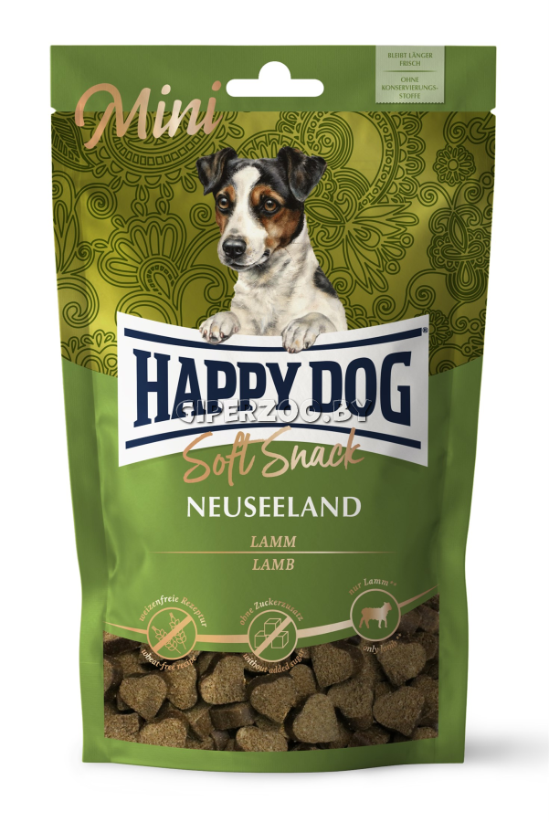Happy Dog Soft Snack Mini Neuseeland (ягненок), 100 гр Happy Dog Soft Snack Mini Neuseeland (ягненок), 100 гр