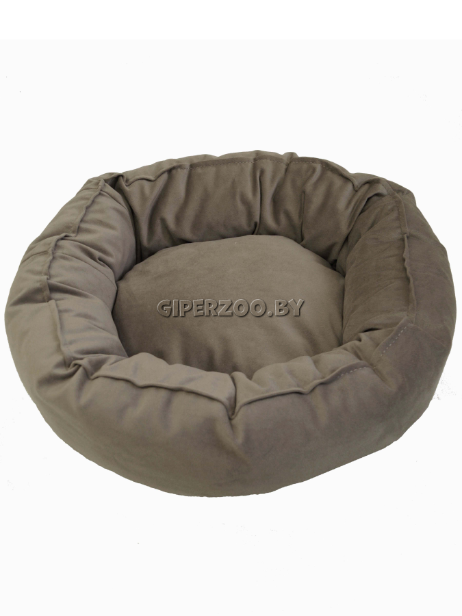 Лежанка для собаки Тото круглая, S бежевая Лежанка для собаки Тото круглая, S бежевая