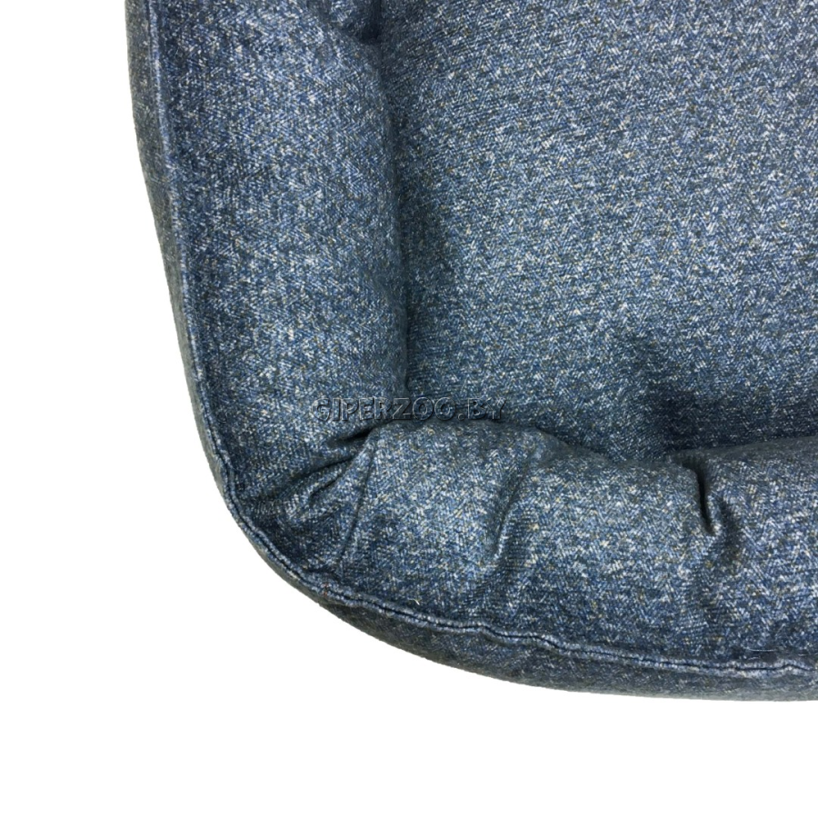 Лежанка для собаки Тото 10 прямоугольная, M джинсовая, 56х66 см Лежанка для собаки Тото 10 прямоугольная, M джинсовая, 56х66 см