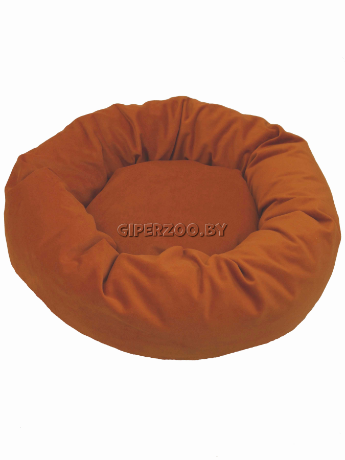 Лежанка для собаки Тото9 круглая, S рыжая Лежанка для собаки Тото9 круглая, S рыжая
