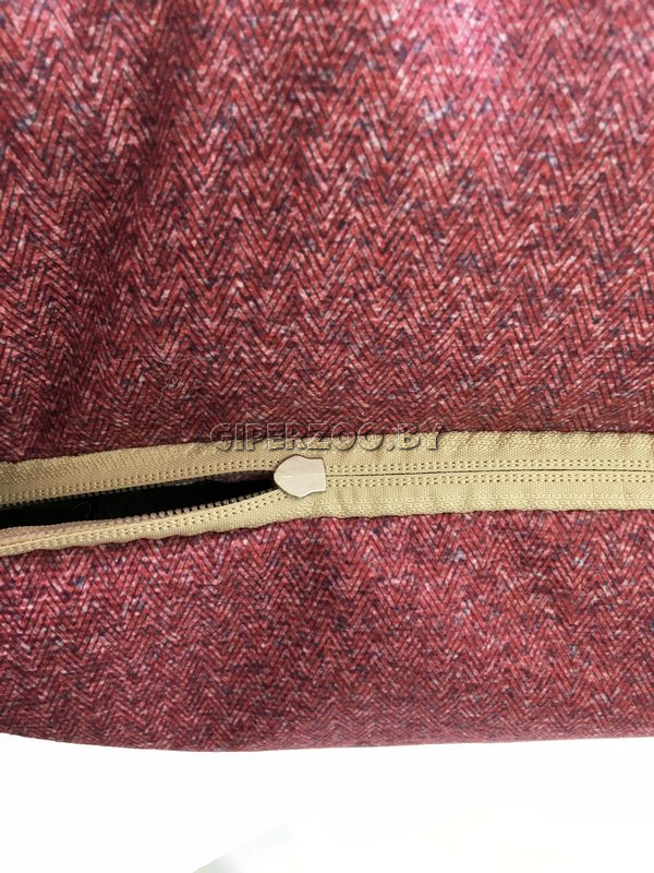 Лежанка для собаки Тото прямоугольная, XL брусничная Лежанка для собаки Тото прямоугольная, XL брусничная