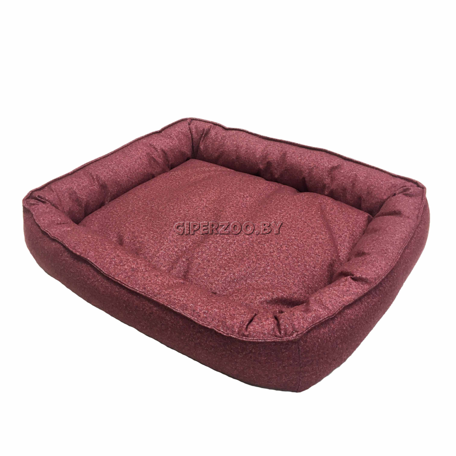 Лежанка для собаки Тото 10 прямоугольная, S брусничная, 46х56 см Лежанка для собаки Тото 10 прямоугольная, S брусничная, 46х56 см
