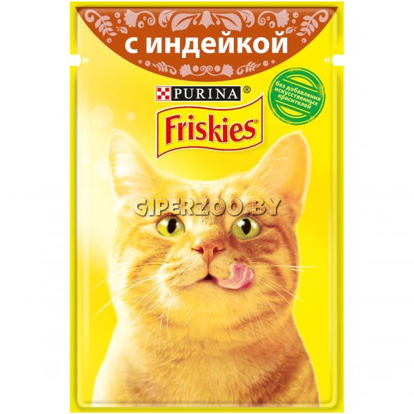 Friskies для кошек (Индейка в подливе), 85 гр Friskies для кошек (Индейка в подливе), 85 гр