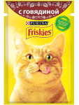Friskies для кошек (Говядина в подливе), 85 гр